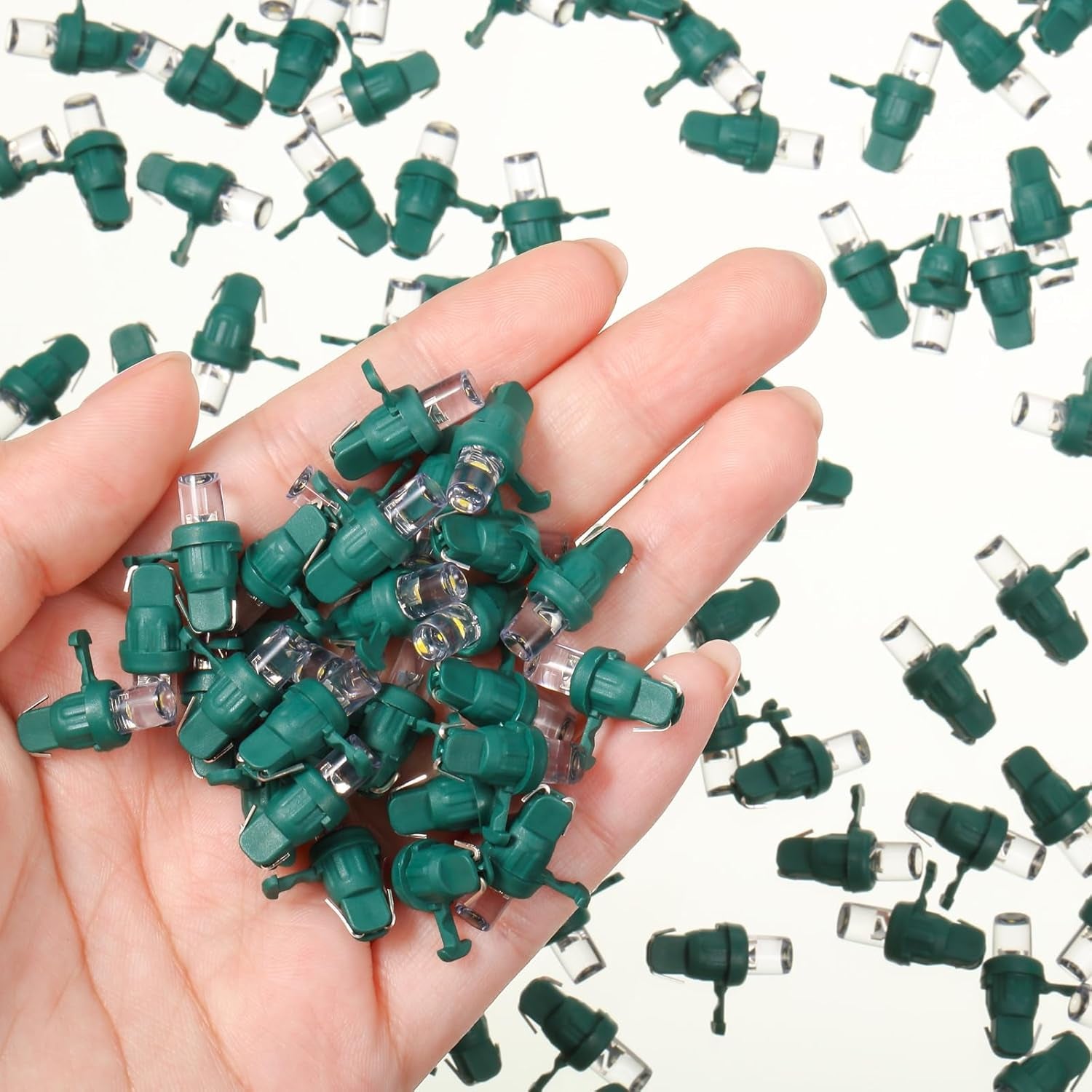 LED 5 Mm Christmas String Lights Replacement Bulbs LED Wide Angle Wire Light Set Indoor Outdoor Home Decor Festival Decorations for Xmas Tree Lights(Warm White Bulb,120 Count)